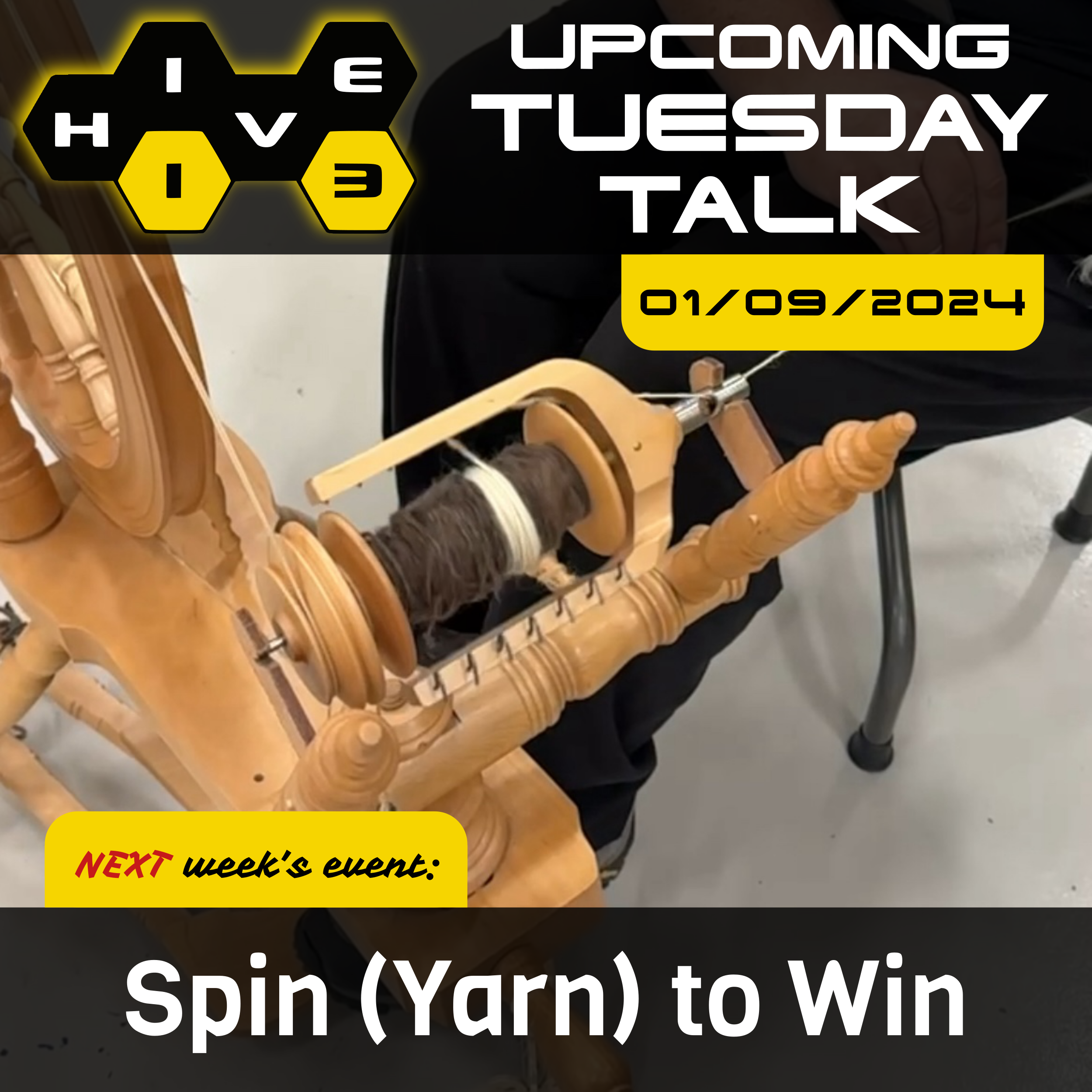 Tuesday Talk: Spin (Yarn) to Win
